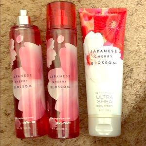 Japanese cherry blossom mist and lotion